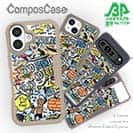 【Compos-Case】【釣りざんまい】爆釣アーティスティック_ホワイト