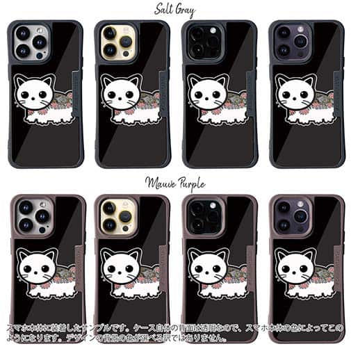 【Compos-Case】【彫姫】TATTOO HURTS 猫（ブラック）　和彫りデザイン