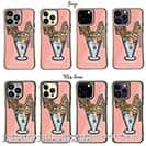 【Compos-Case】【彫姫】ドクロパフェ？（イエローピンク）　和彫りデザイン