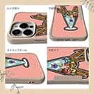 【Compos-Case】【彫姫】ドクロパフェ？（イエローピンク）　和彫りデザイン