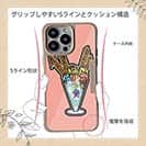 【Compos-Case】【彫姫】ドクロパフェ？（イエローピンク）　和彫りデザイン