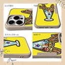 【Compos-Case】【彫姫】ドクロパフェ？（イエロー）　和彫りデザイン