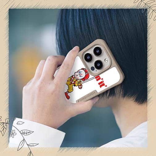 【Compos-Case】【彫姫】I'm lovin'it（ホワイト）　和彫りデザイン