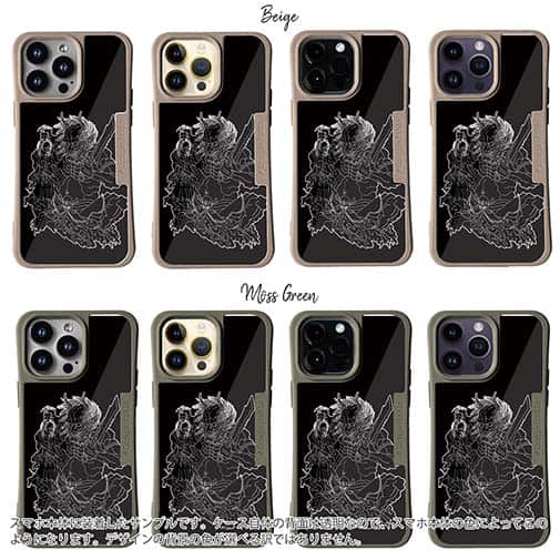 【Compos-Case】【彫姫】鬼　和彫りデザイン