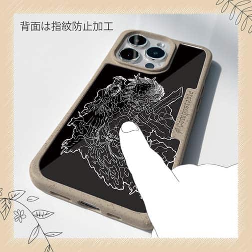 【Compos-Case】【彫姫】鬼　和彫りデザイン