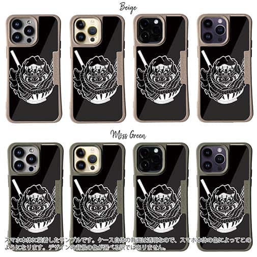 【Compos-Case】【彫姫】弁慶達磨（ブラック）