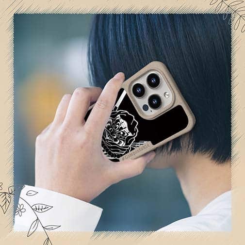 【Compos-Case】【彫姫】弁慶達磨（ブラック）