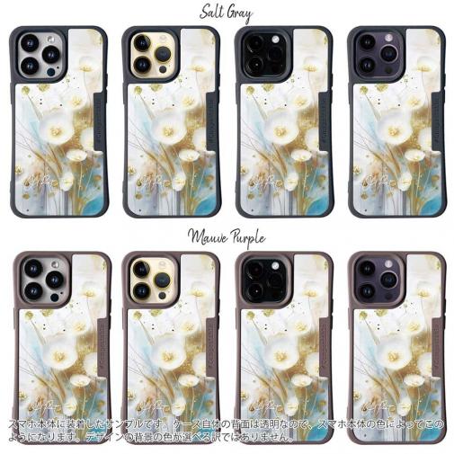 【Compos-Case】オイルペイント  ゴールドフラワー