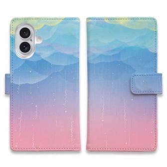 【手帳型】虹色の雨がふる空