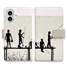 【手帳型】男の子たちのシルエット