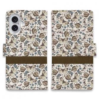 【手帳型】ビンテージなバタフライ(蝶)