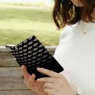 【手帳型】【eucalyptus】グレ鱒　ブラック