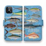 【手帳型】【FISH MAN】BIG GAME PARADAISE! ブルー