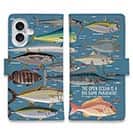 【手帳型】【FISH MAN】BIG GAME PARADAISE! Dブルー