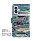 【手帳型】【FISH MAN】BIG GAME PARADAISE! Dブルー