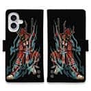 【彫姫】【手帳型】真田幸村　和彫りデザイン