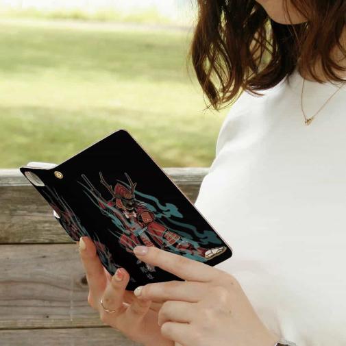 【彫姫】【手帳型】真田幸村　和彫りデザイン