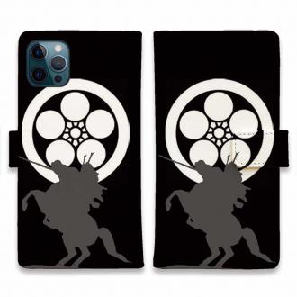 【彫姫】【手帳型】家紋 前田慶次