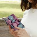 【Genuine】【手帳型】カラフル　チョコ　ブルー＆ピンク