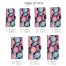 【Genuine】【手帳型】カラフル　チョコ　ブルー＆ピンク