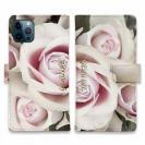 【Genuine】【手帳型】バラ（薔薇）　ピンク