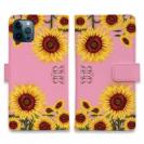 【ROMI HIME】【手帳型】ひまわり　ピンク