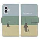 【手帳型】【FISH MAN】クマさんもフィッシング No1