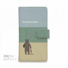【手帳型】【FISH MAN】クマさんもフィッシング No1