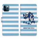 唐津ボート【手帳型】か・らっキー＆ロゴ Ver.ブルー