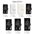 【彫姫】【手帳型】【Stick Case】花和尚の蛇退治　和彫りデザイン