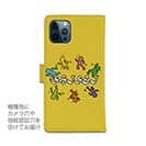 【手帳型】思斉中陸上部 ロゴ入りスマホケース イエロー