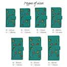 【手帳型】思斉中陸上部 ロゴ入りスマホケース グリーン