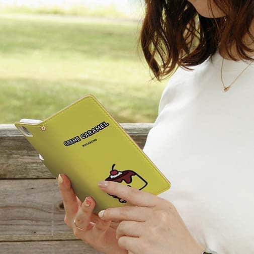 【手帳型】【ワカボンド】WAKAMAKAシリーズ プリンレトロン