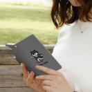 【手帳型】【ワカボンド】WAKAMAKAシリーズ 柴犬スケボー_黒柴