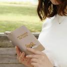 【手帳型】何か気になる柴犬_赤柴_くすみカラー(wakat)