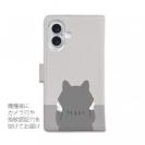 【手帳型】何か気になる柴犬_黒柴_くすみカラー(wakat)