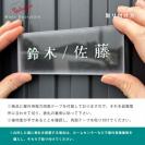 WEBアプリで作るデザイン表札 フォント100種類内蔵 表札シミュレーション