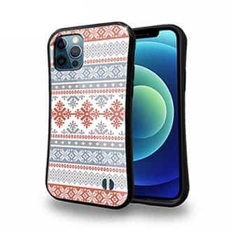 【S-LINE】ノルディック柄 ブルー&レッド