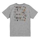 【Tシャツ】フライのパターン 5.6oz Cotton:100%