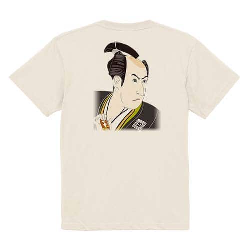 【Tシャツ】浮世絵　役者大首絵01 5.6oz Cotton:100%