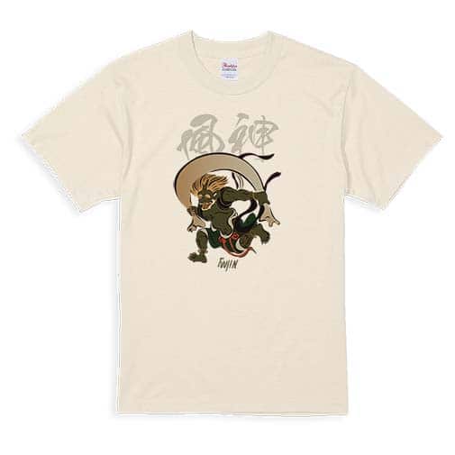 【Tシャツ】浮世絵　風神 5.6oz Cotton:100%