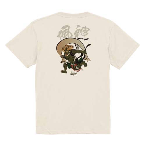 【Tシャツ】浮世絵　風神 5.6oz Cotton:100%