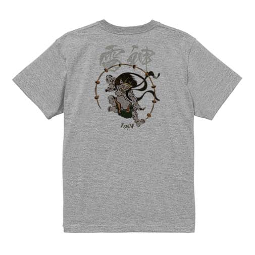 【Tシャツ】浮世絵　雷神 5.6oz Cotton:100%