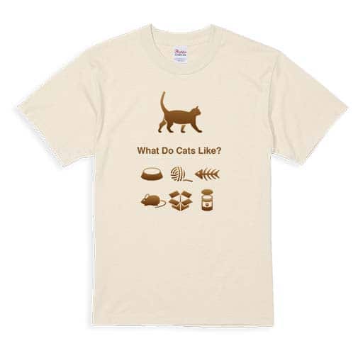 【Tシャツ】猫はどれがお好き? 5.6oz Cotton:100%