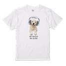 【Tシャツ】レトリバーだってNo Music No Life 5.6oz Cotton:100%