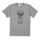 【Tシャツ】レトリバーだってNo Music No Life 5.6oz Cotton:100%