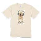 【Tシャツ】レトリバーだってNo Music No Life 5.6oz Cotton:100%