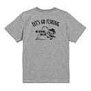 【Tシャツ】【釣りざんまい】レッツゴーフィッシング ウトウトアングラー 5.6oz Cotton:100%
