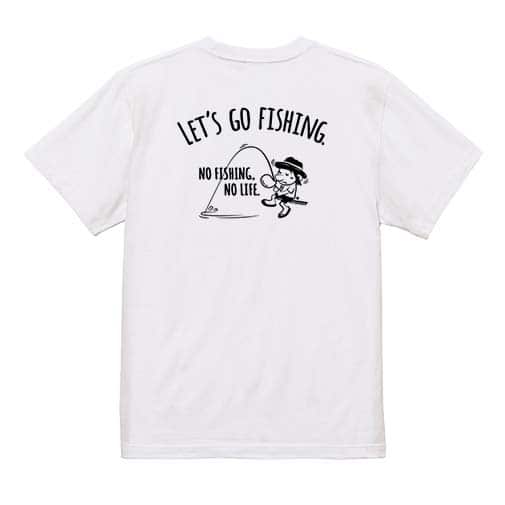 【Tシャツ】【釣りざんまい】レッツゴーフィッシング ウトウトアングラー 5.6oz Cotton:100%