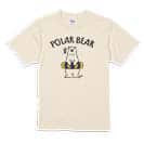 【Tシャツ】シロクマさんと浮き輪(wakat) 5.6oz Cotton:100%